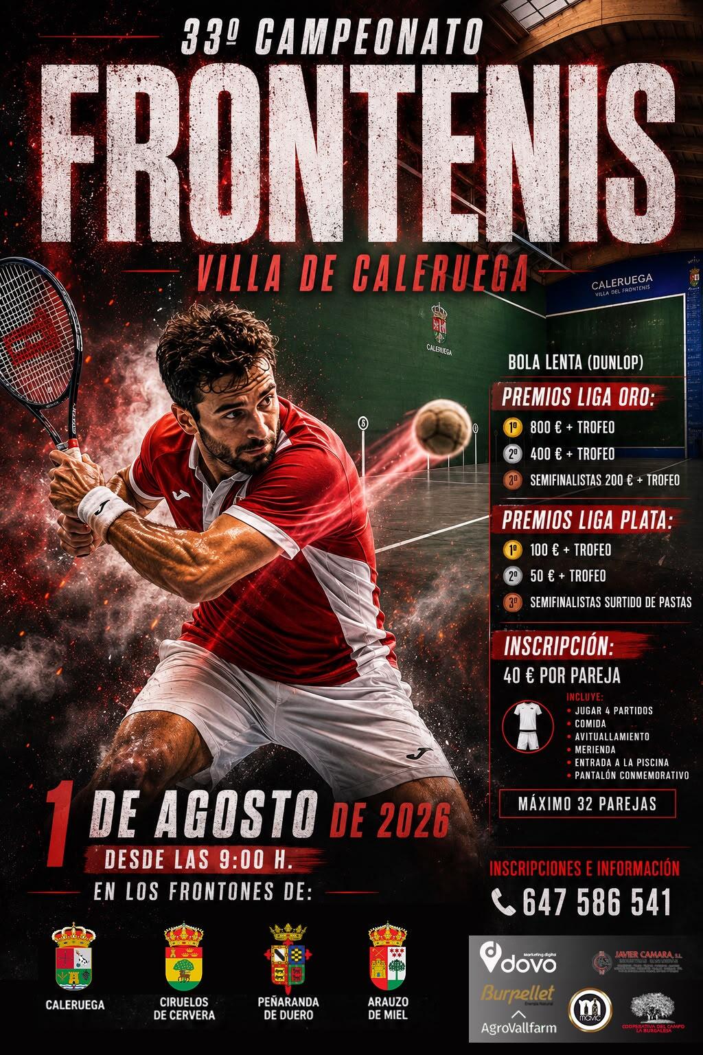 33 CAMPEONATO DE FRONTENIS
